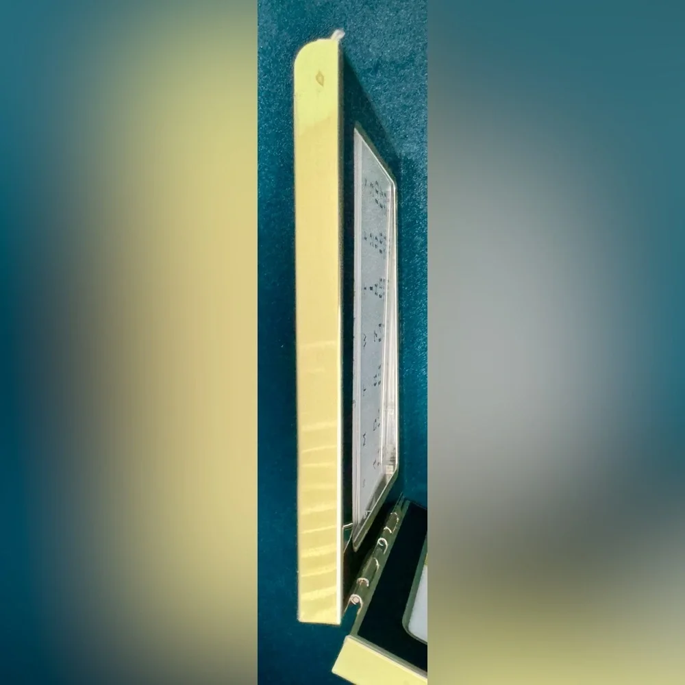 Gold Foldable Calendar & Picture Frame